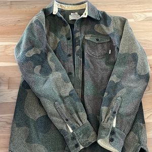 Mens Burton Shacket 70% wool/ 30% polyester